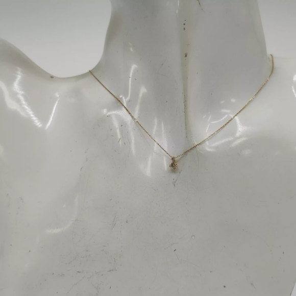 Jewelry4C Pendant Necklace 18K Pink gold Diamond - Picture 9 of 9